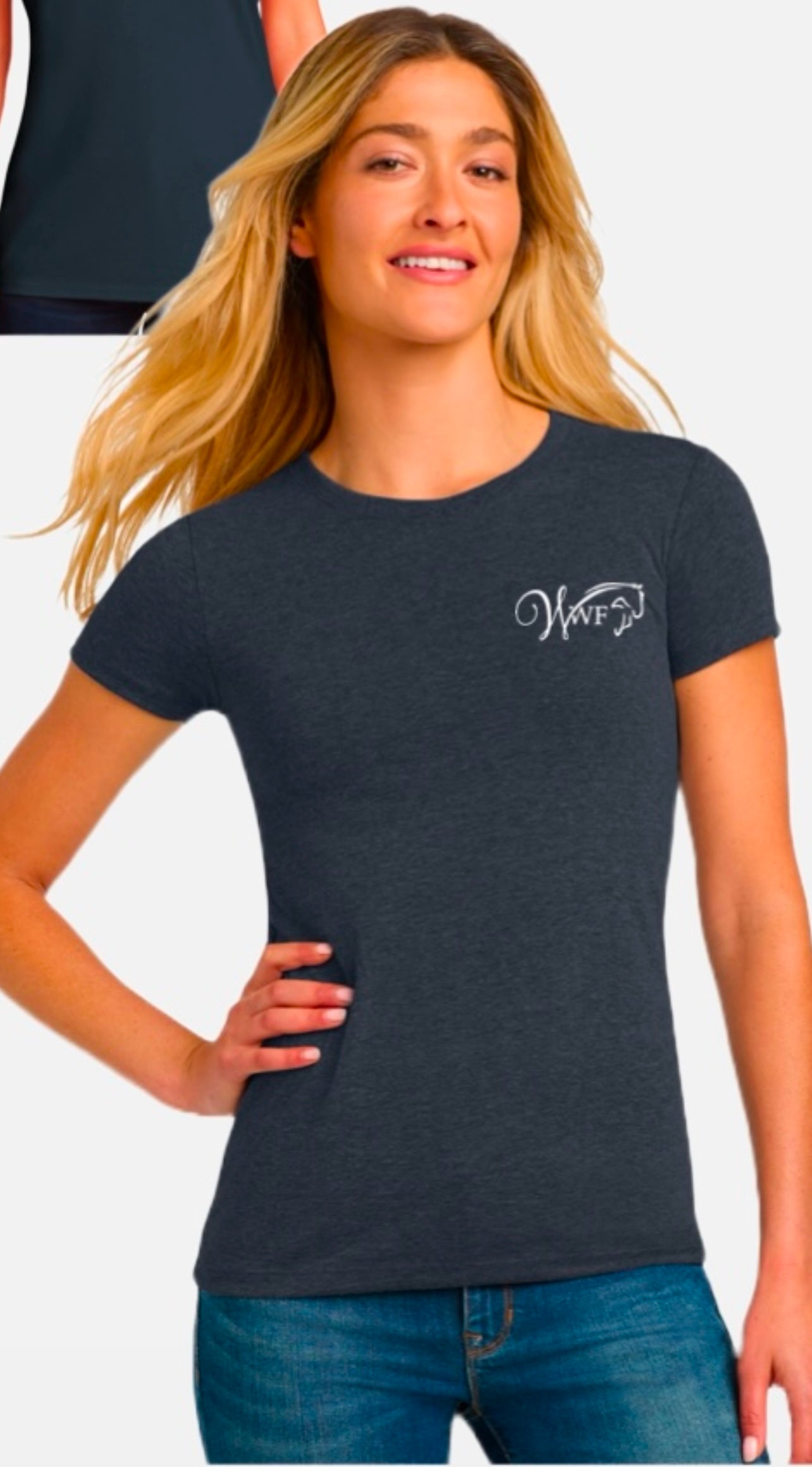 WWF Women’s Short Sleeve Tee Crewneck & V Neck