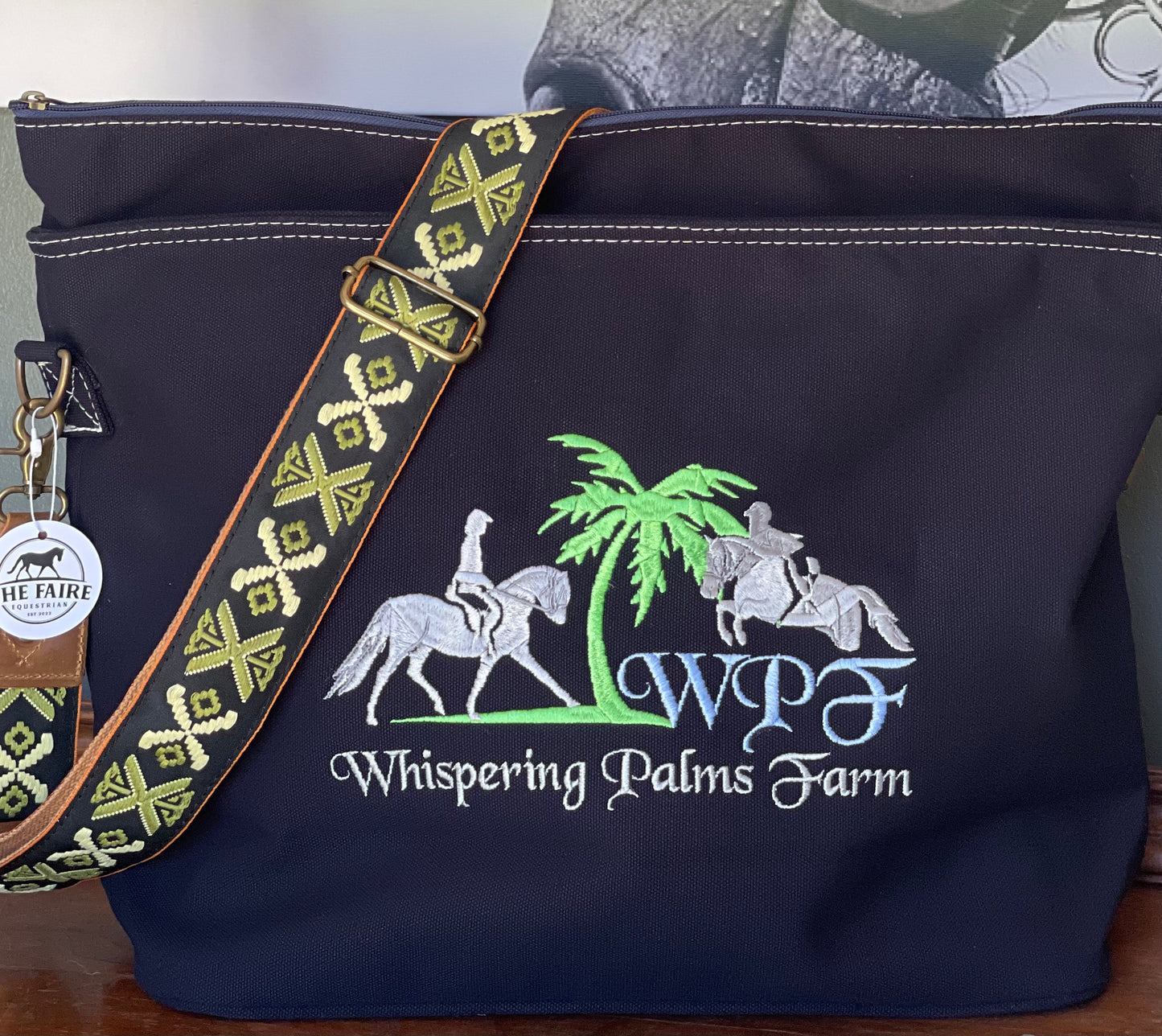 Custom Navy Ringside Tote