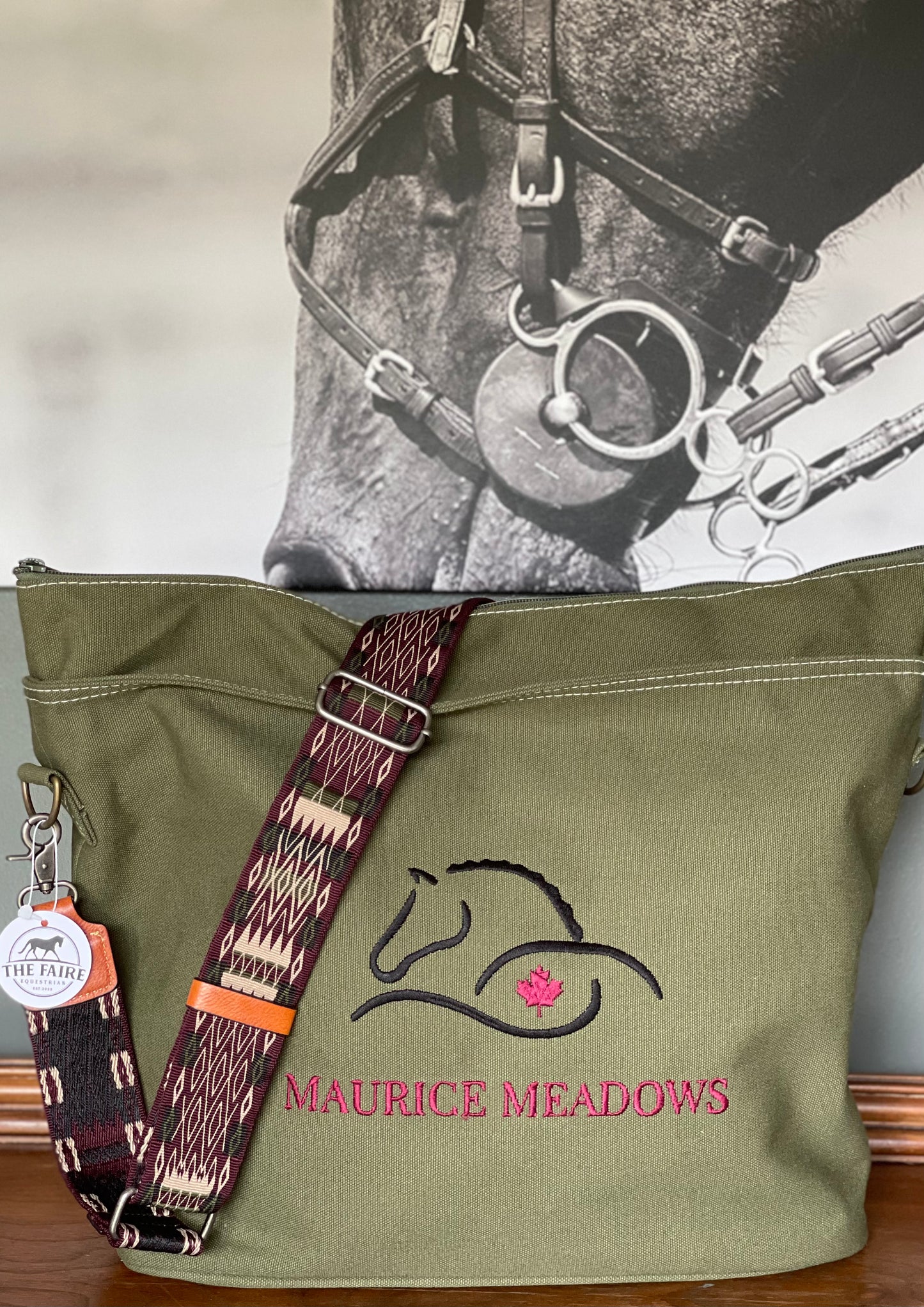 Custom Olive Ringside Tote