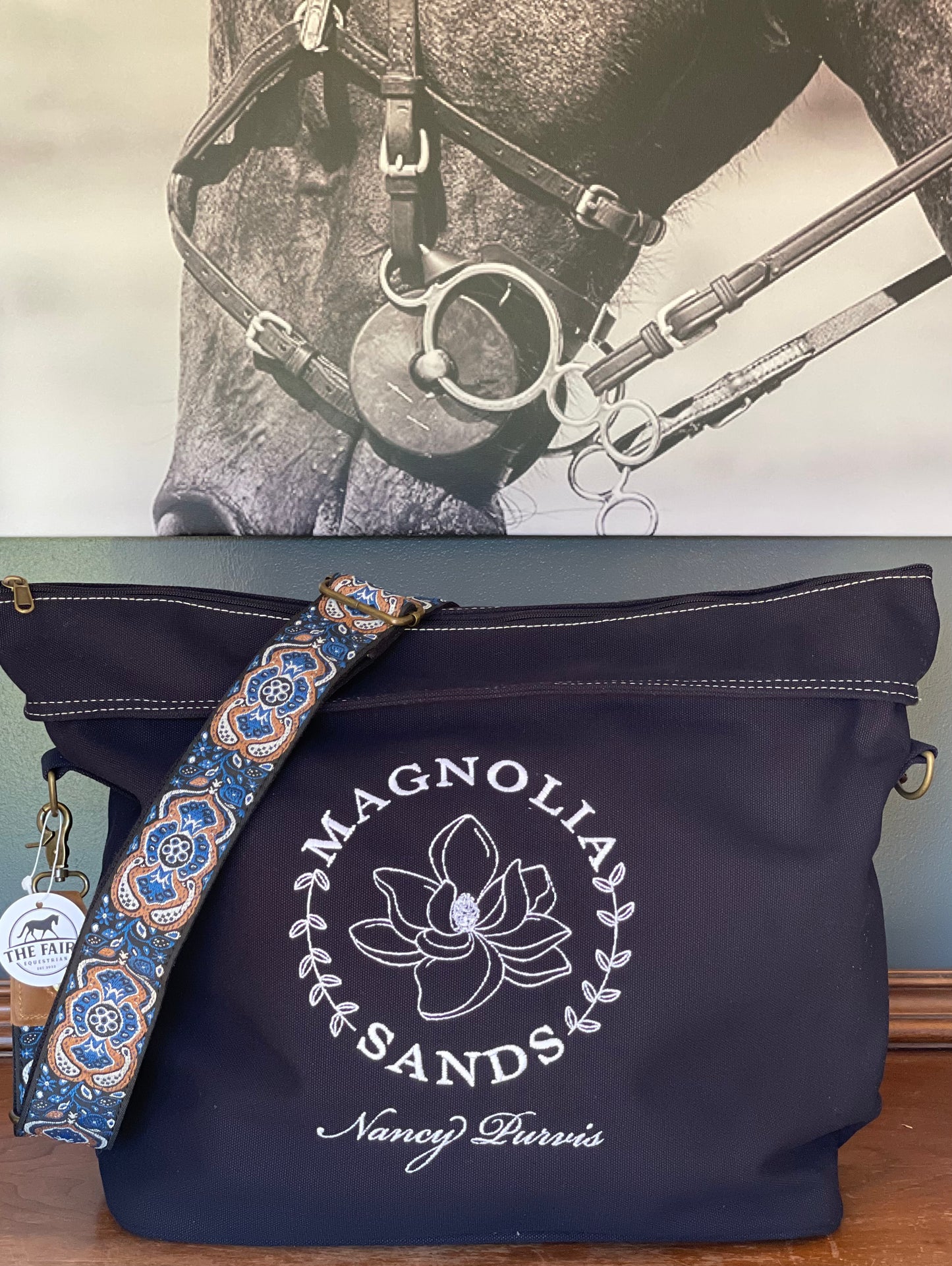 Custom Navy Ringside Tote