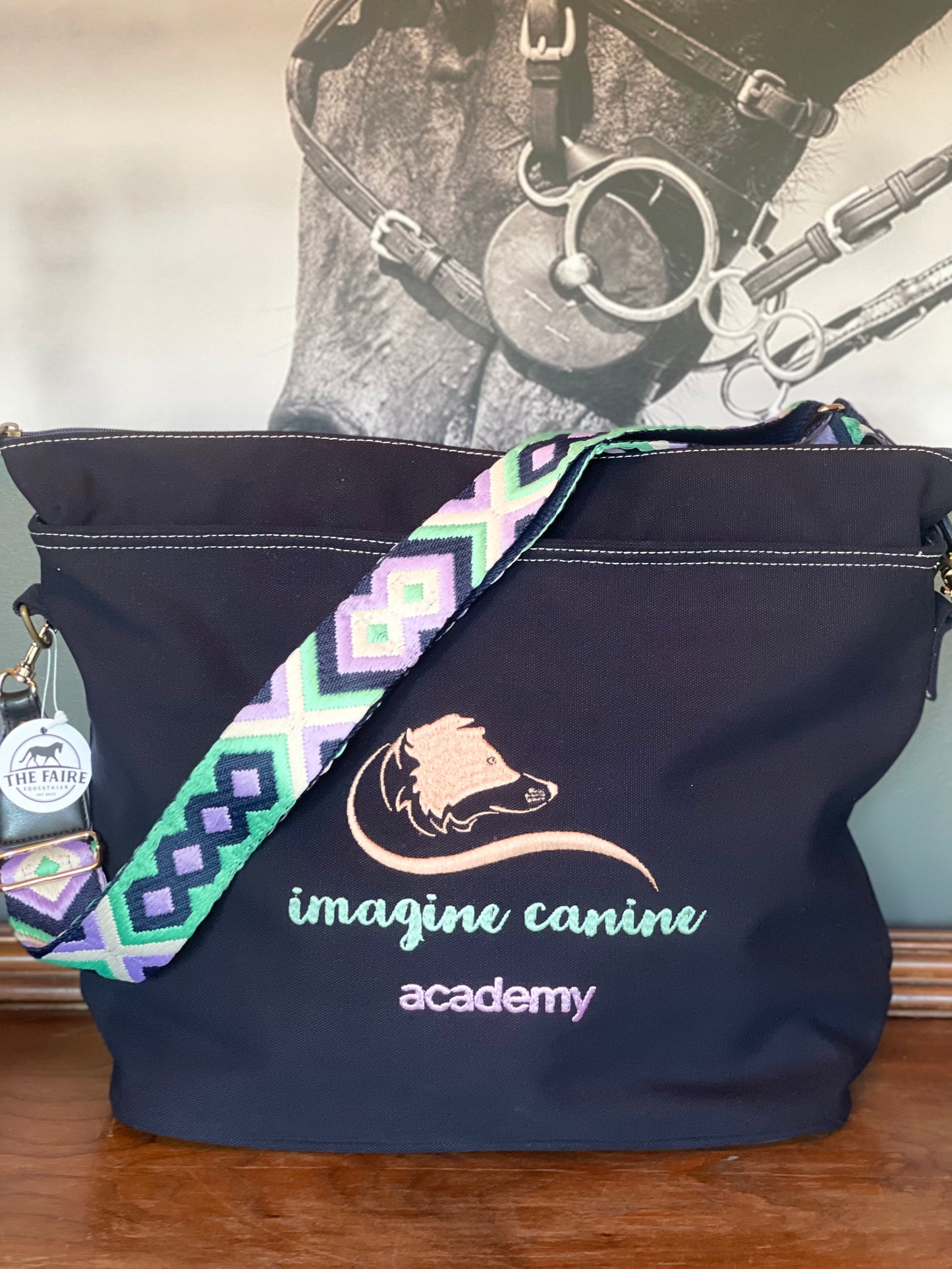 Custom Navy Ringside Tote