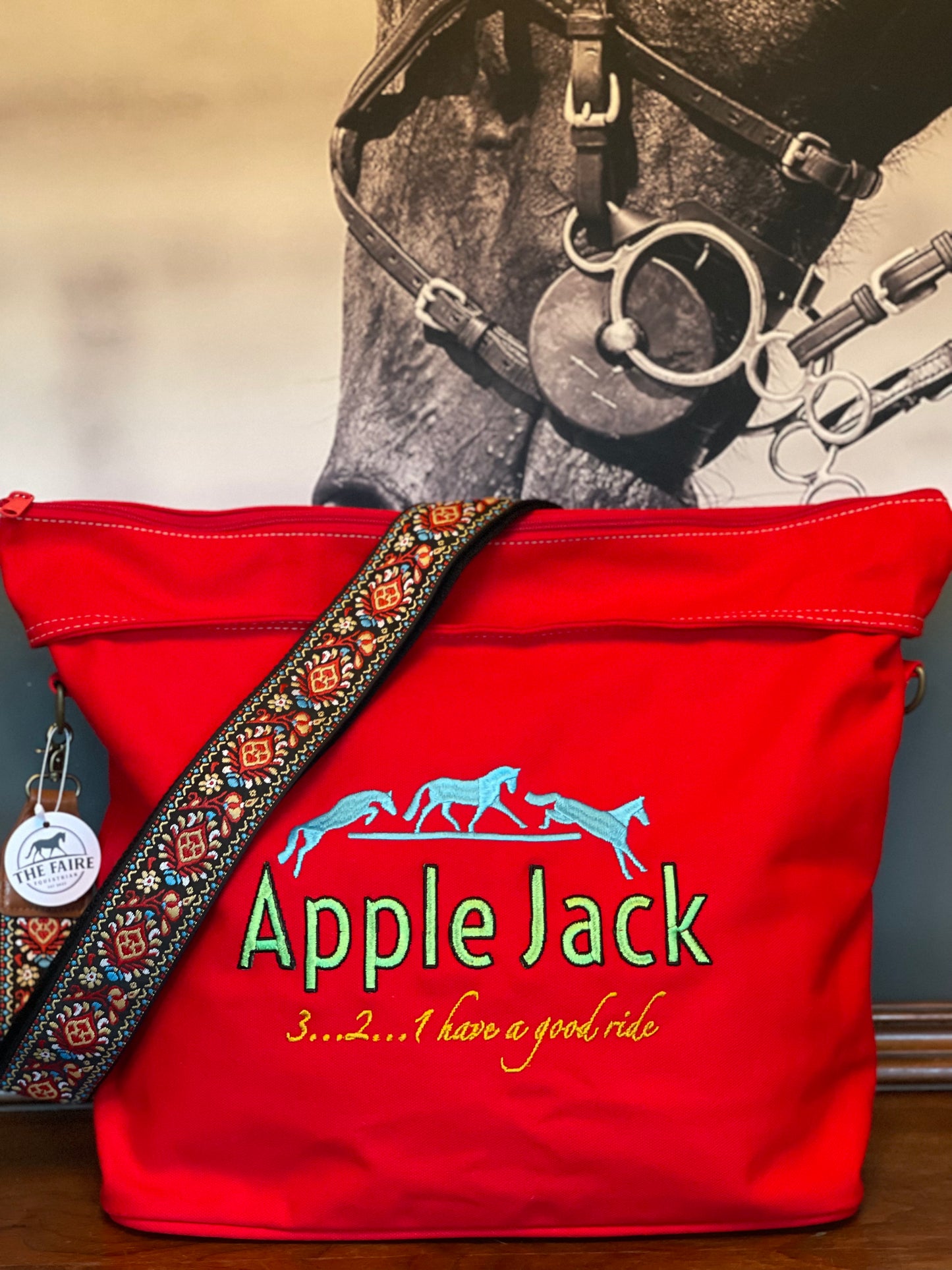 Custom Red Ringside Tote
