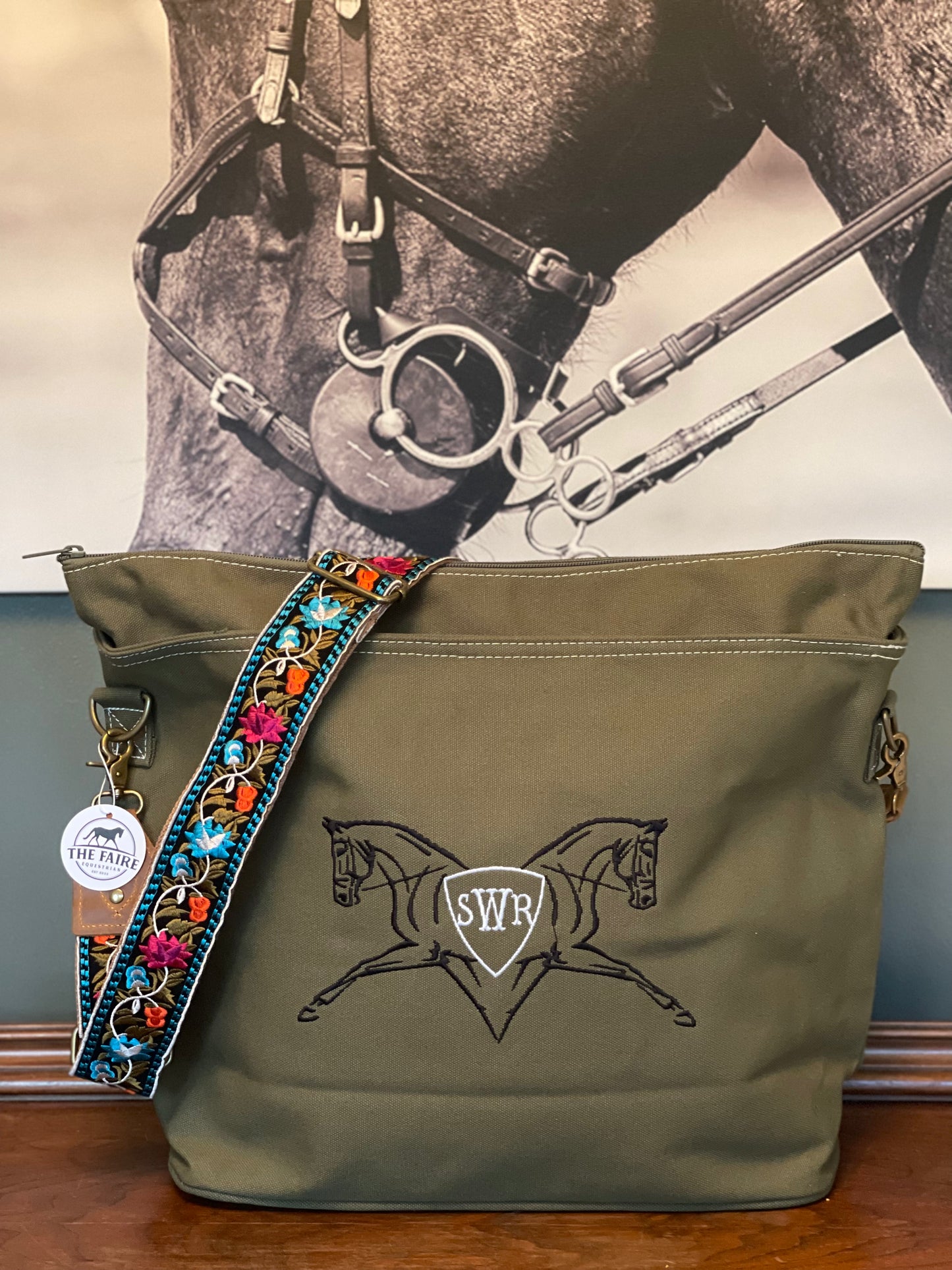 Custom Olive Ringside Tote