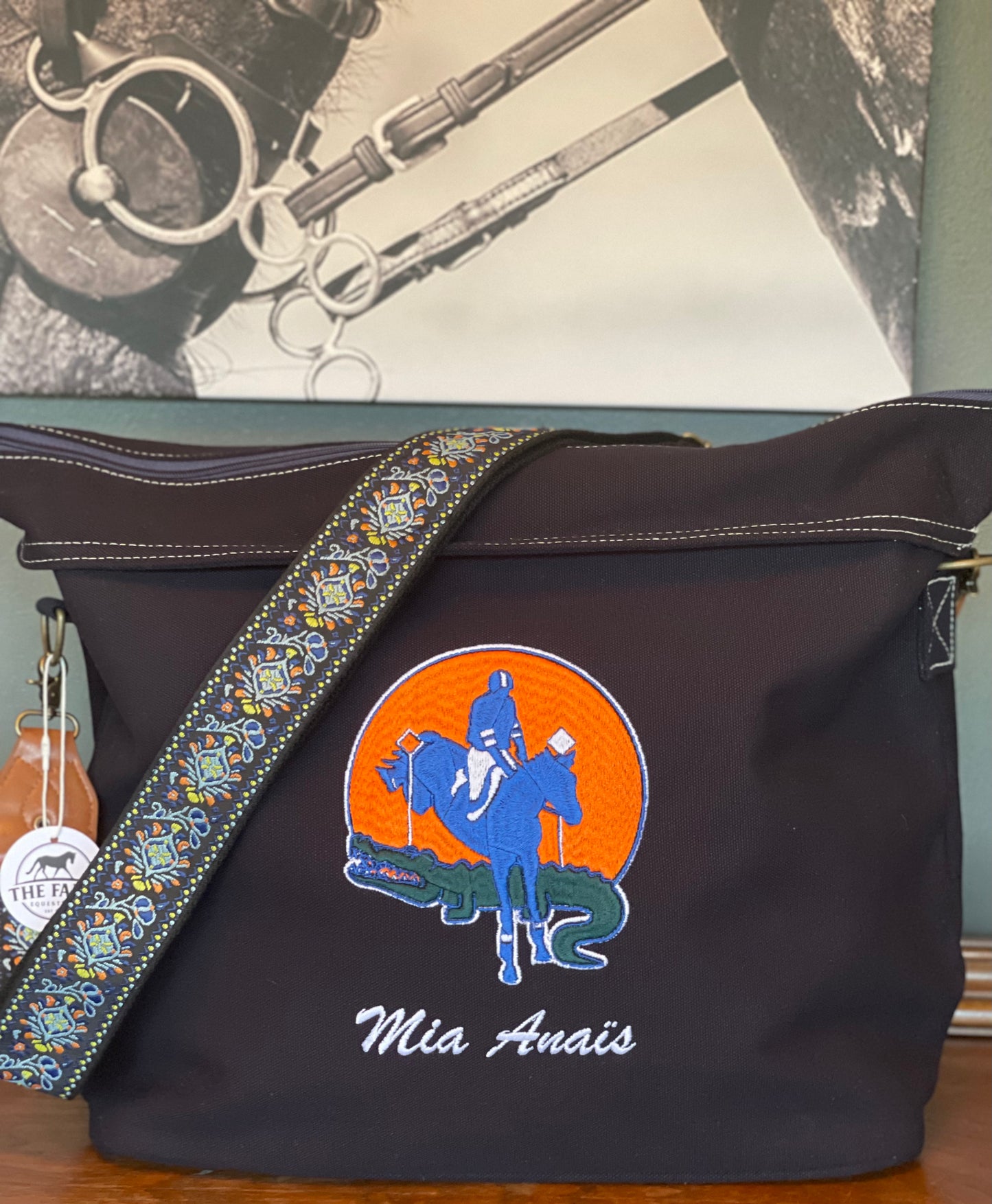 Custom Navy Ringside Tote