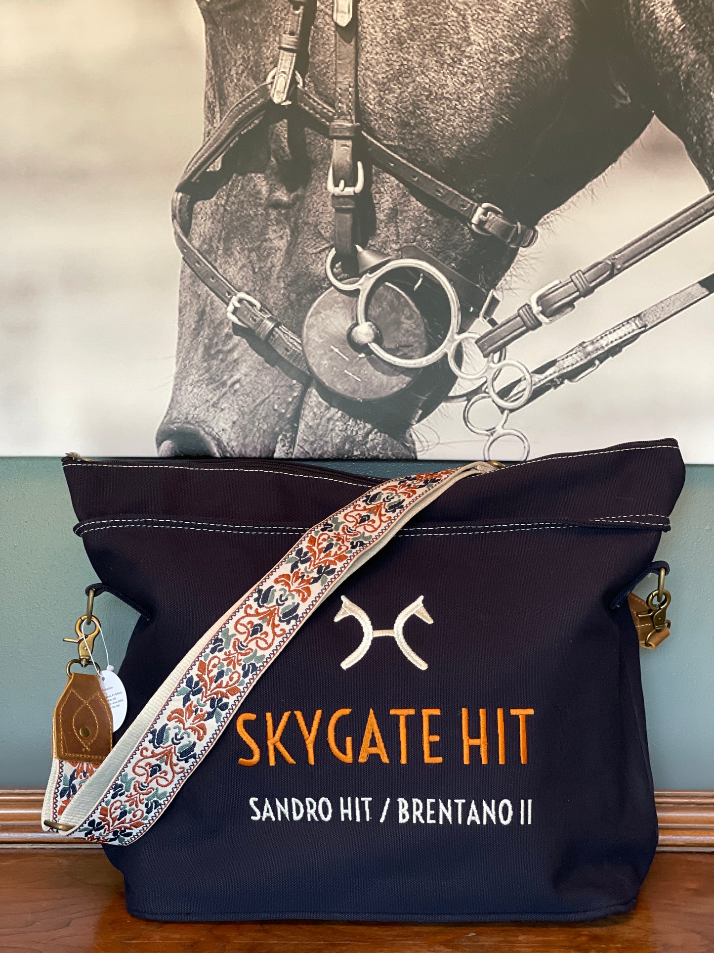 Custom Navy Ringside Tote