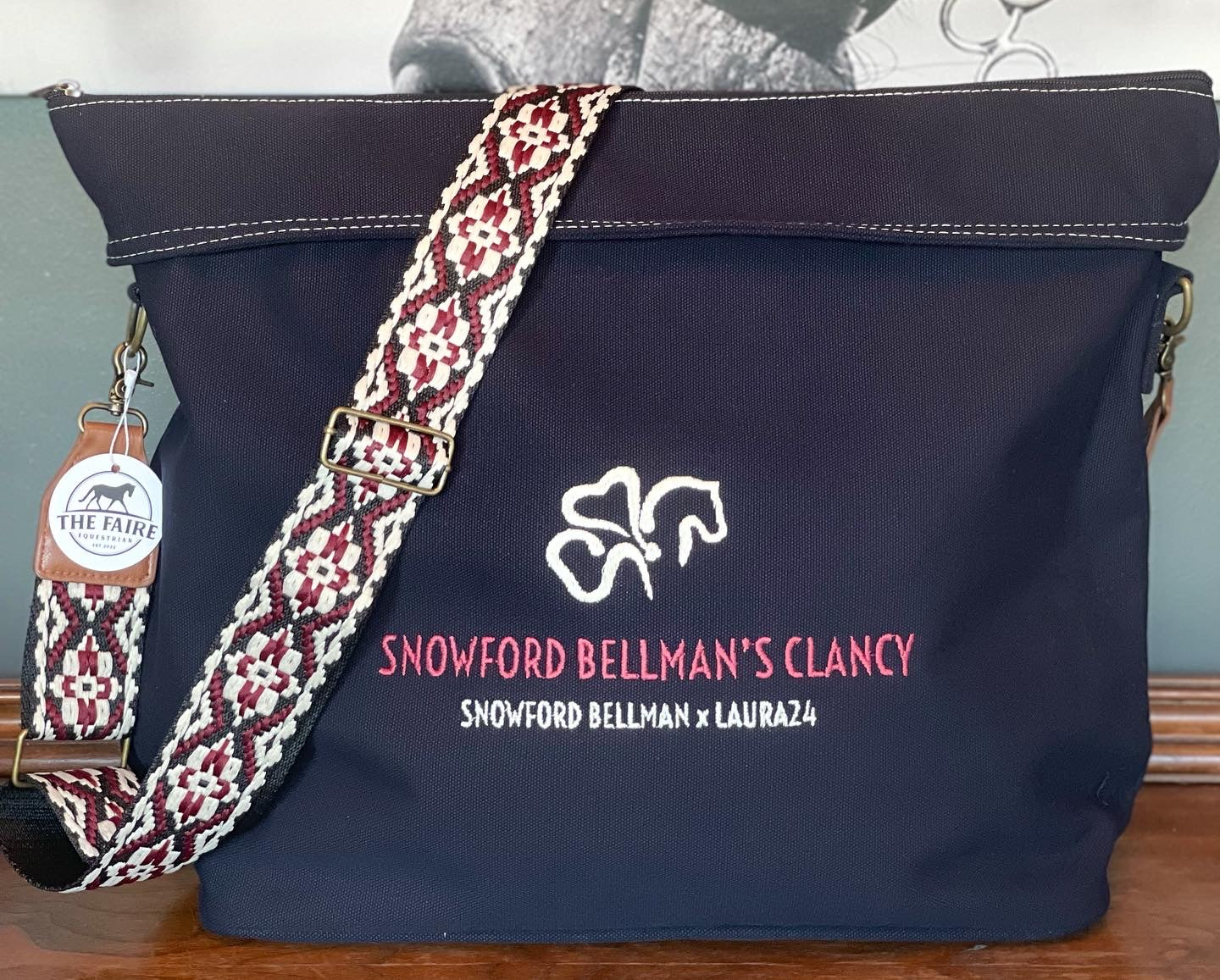 Custom Navy Ringside Tote