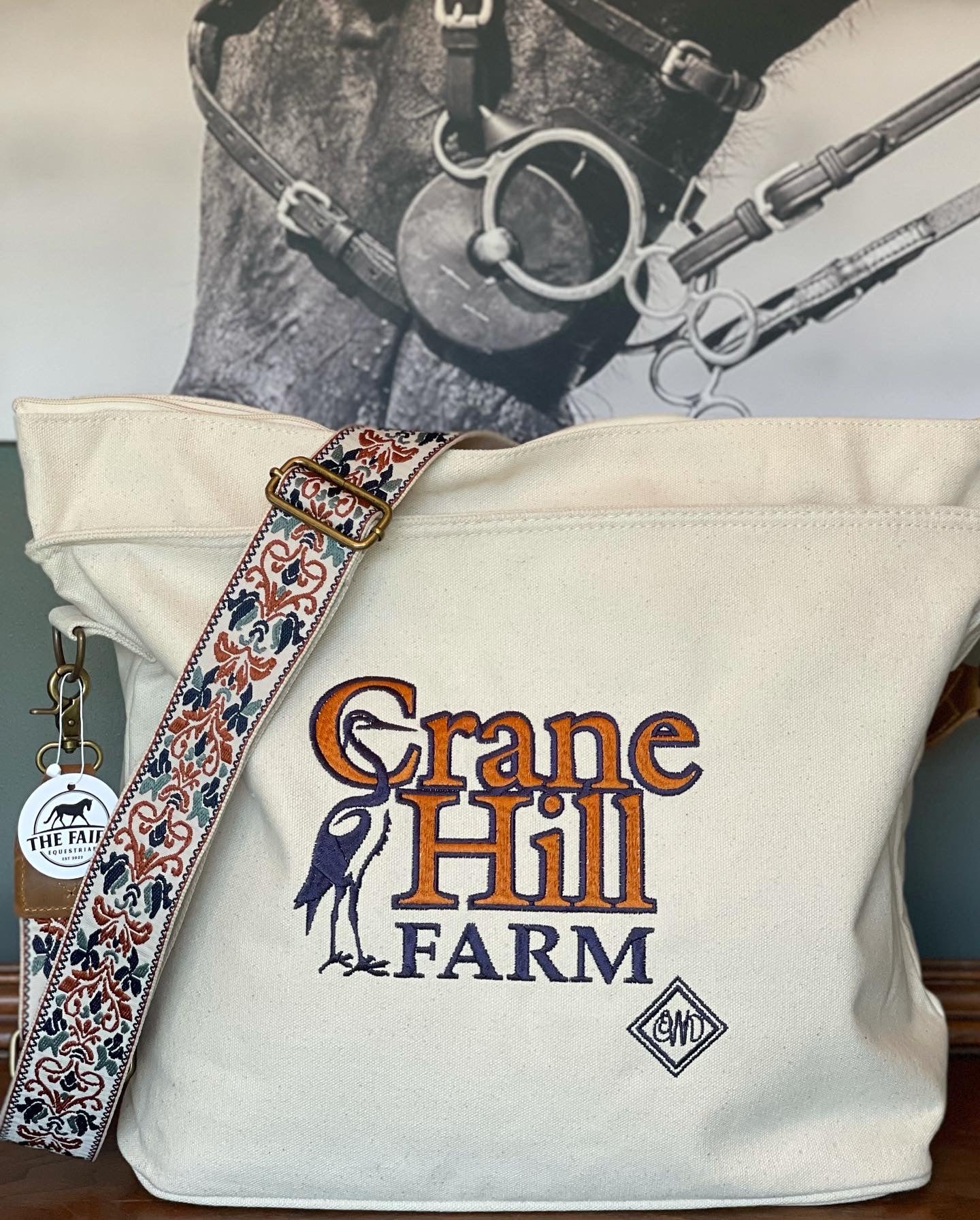 Custom Cream Ringside Tote