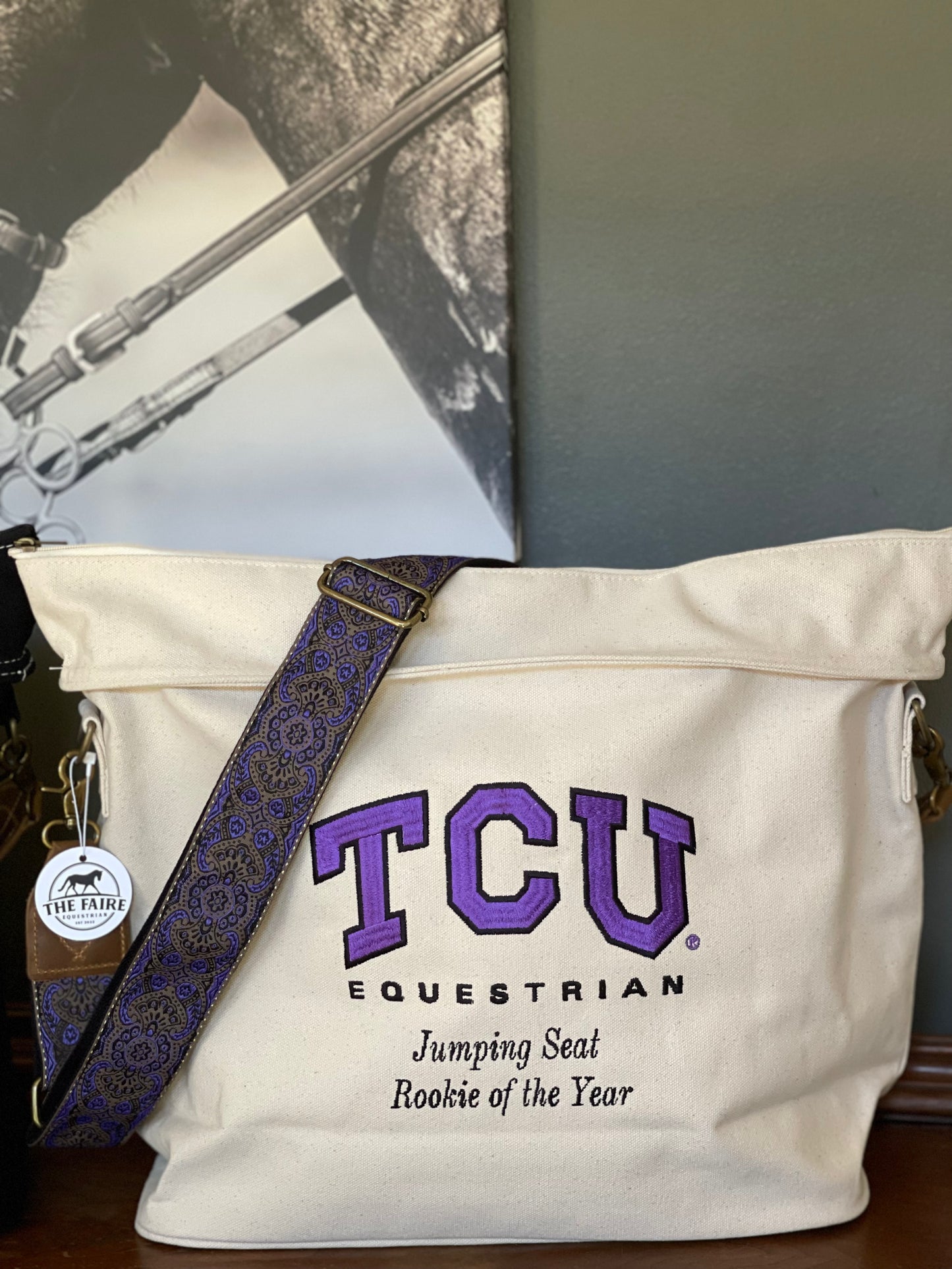 Custom Cream Ringside Tote