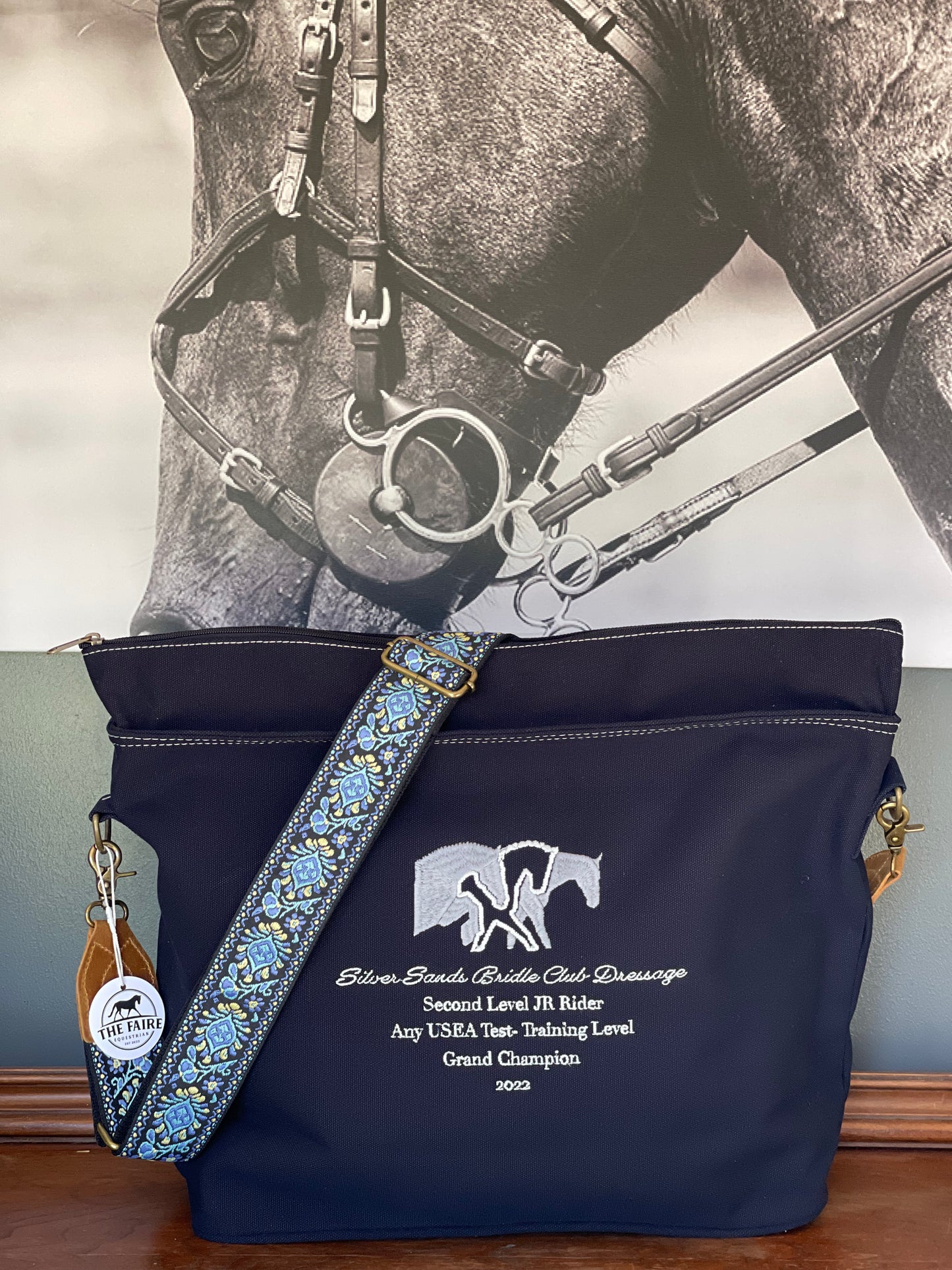 Custom Navy Ringside Tote