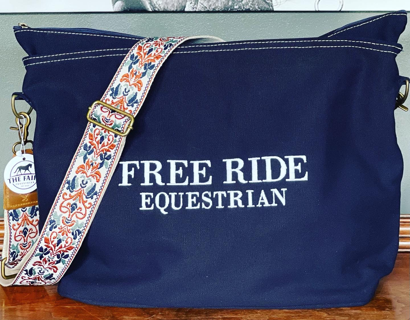 Custom Navy Ringside Tote