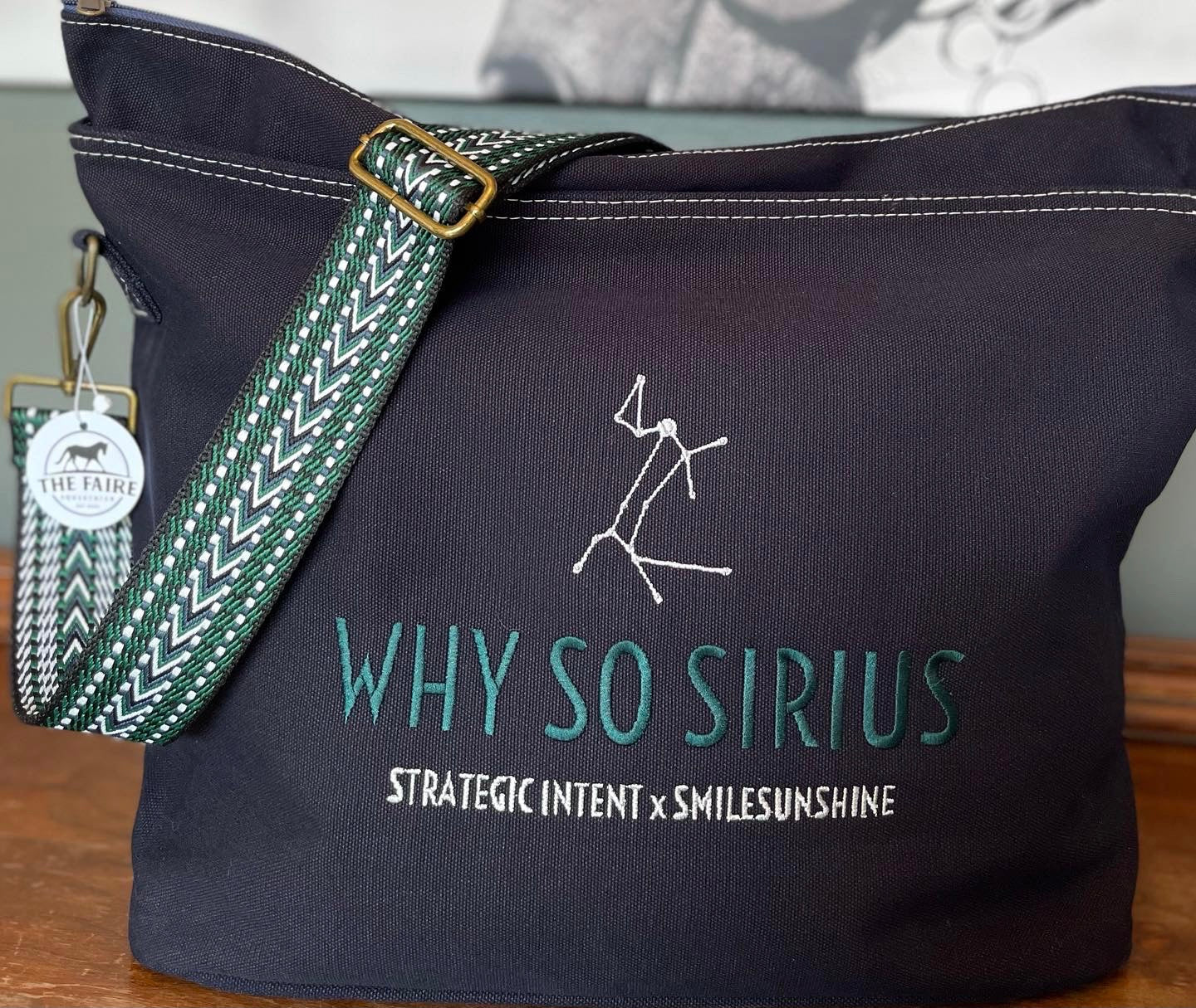 Custom Navy Ringside Tote