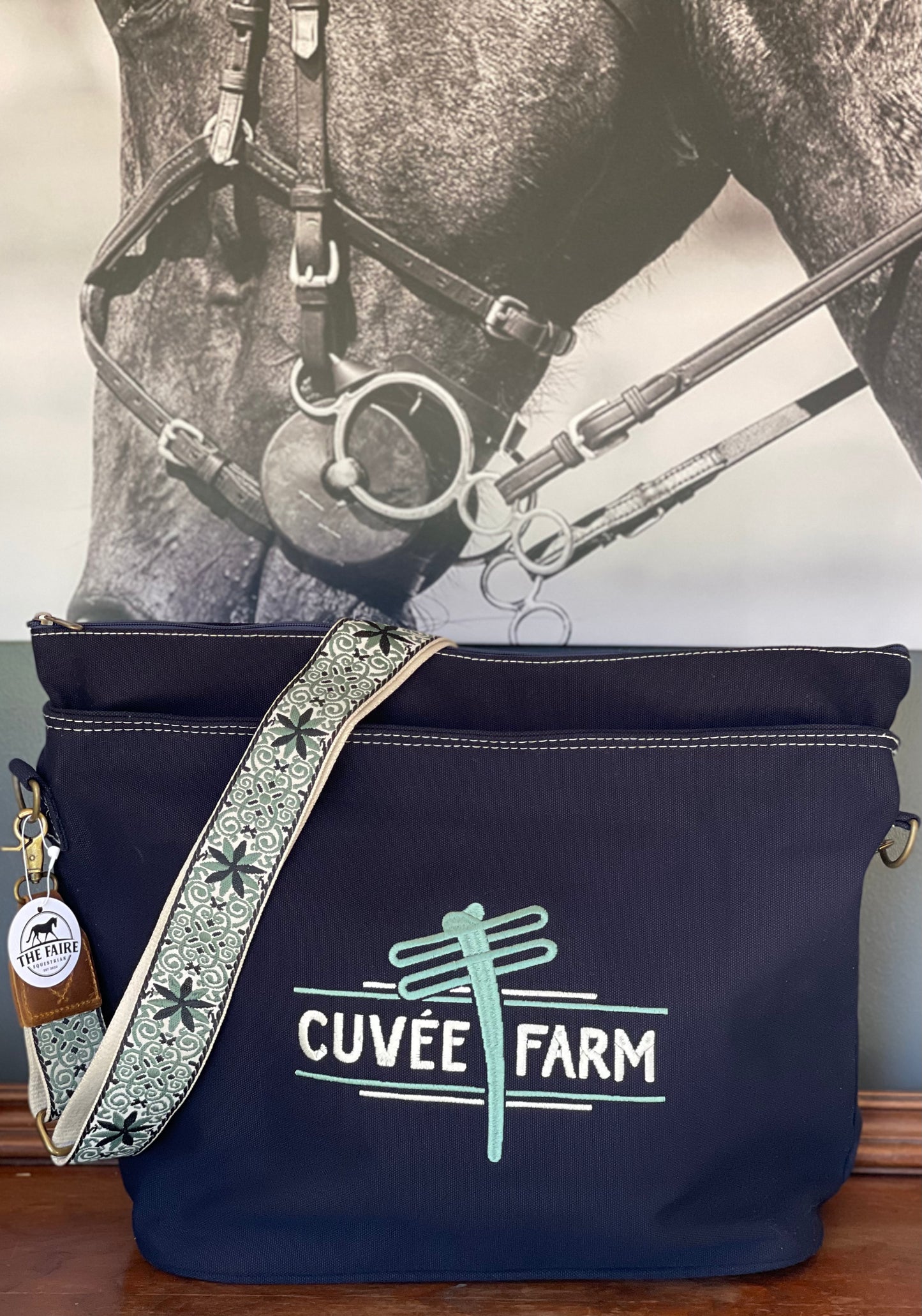 Custom Navy Ringside Tote