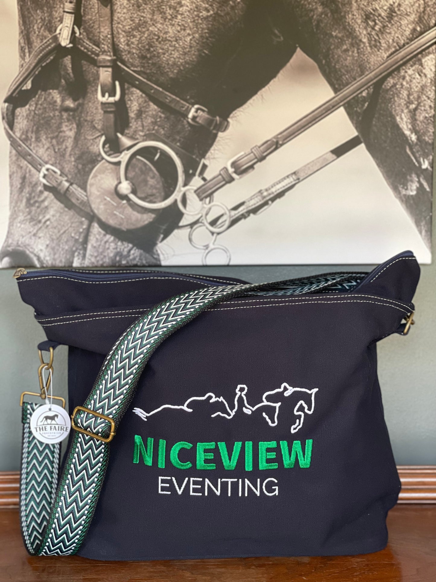 Custom Navy Ringside Tote