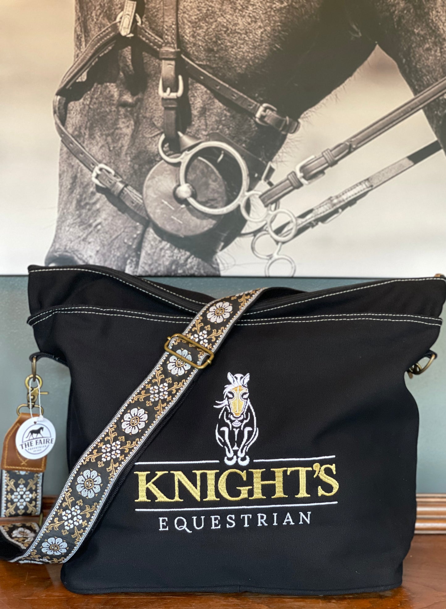 Custom Black Ringside Tote