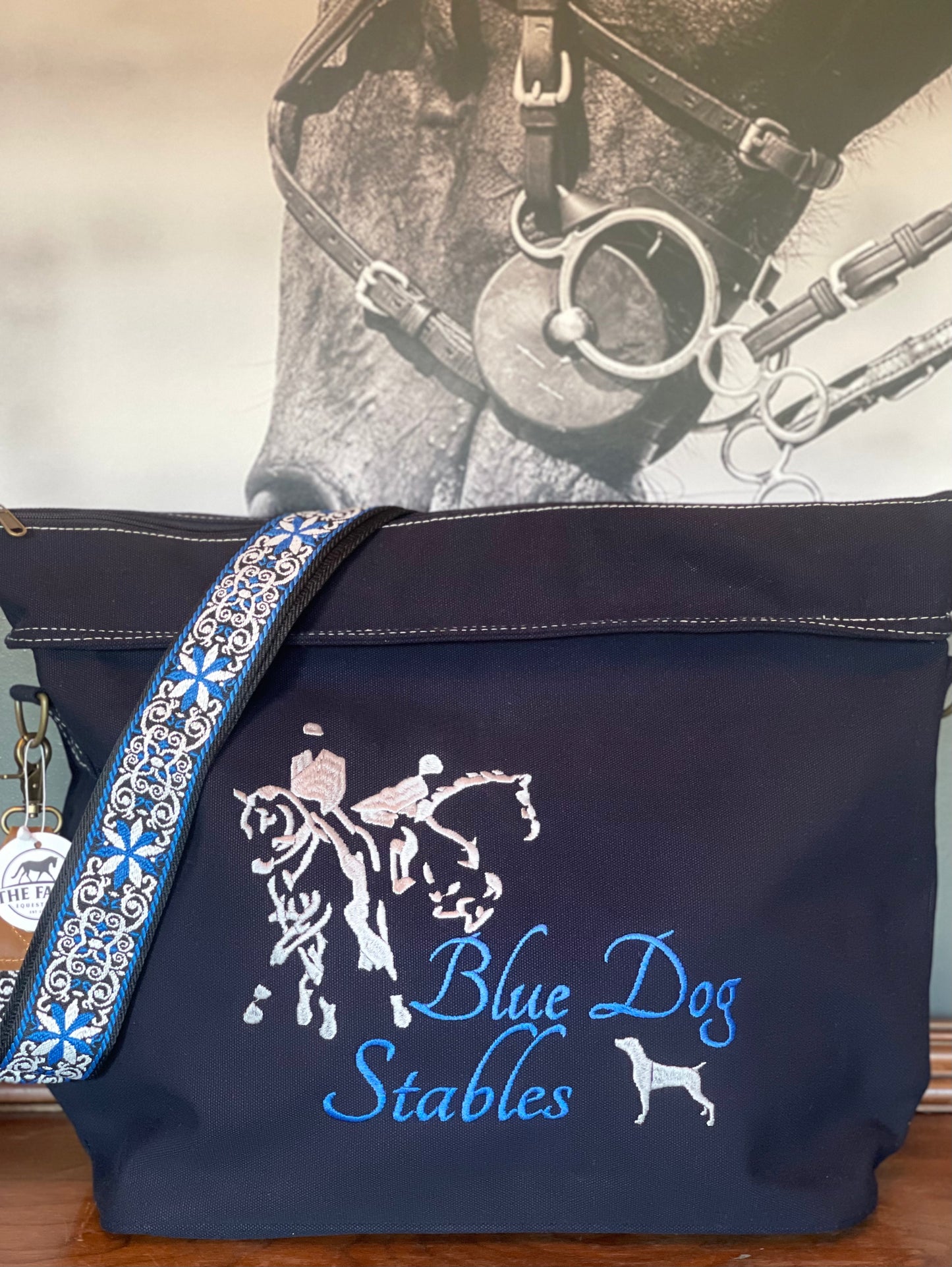 Custom Navy Ringside Tote