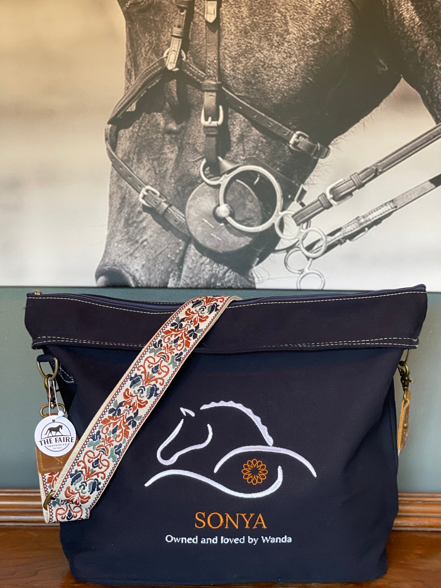 Custom Navy Ringside Tote