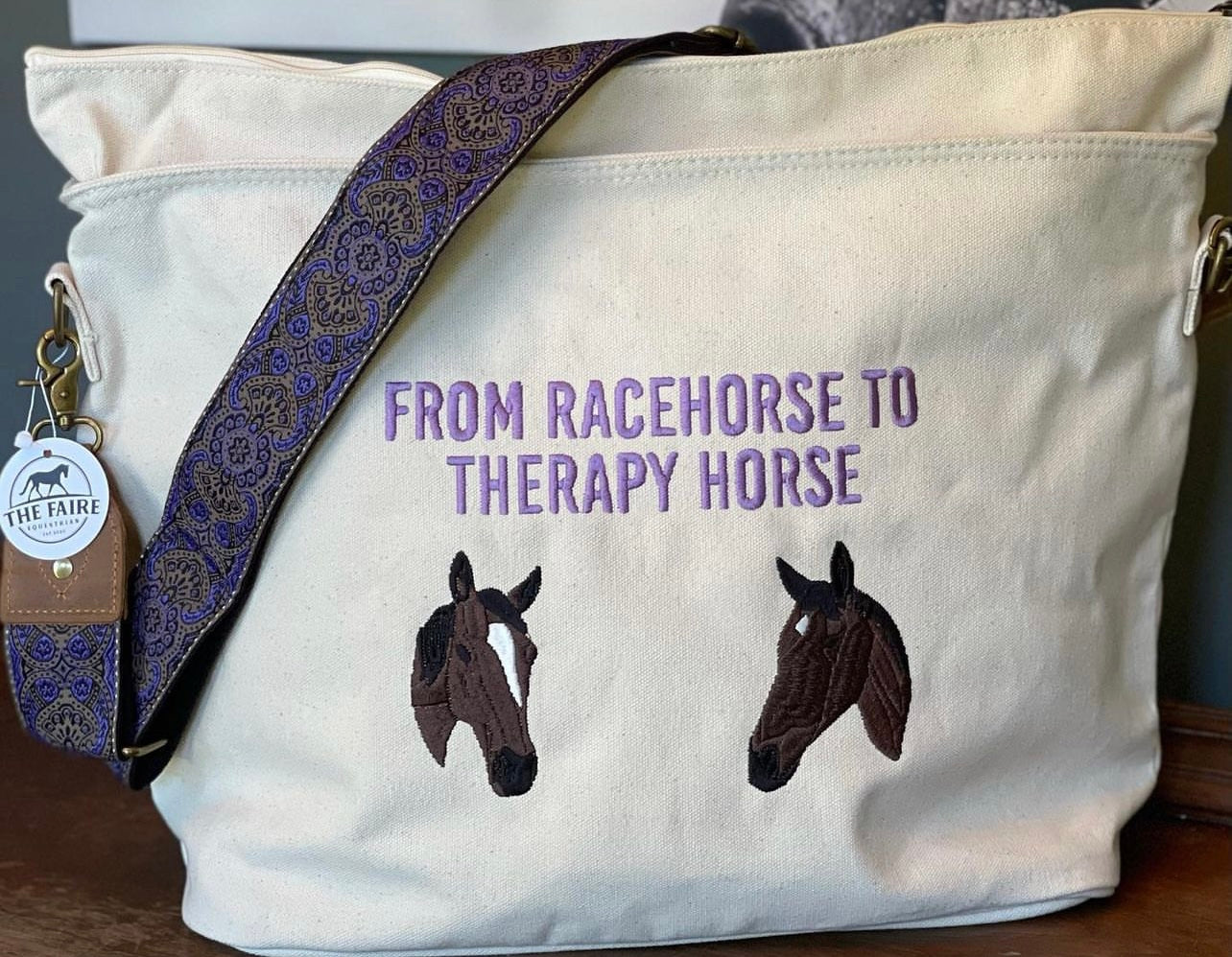 Custom Cream Ringside Tote