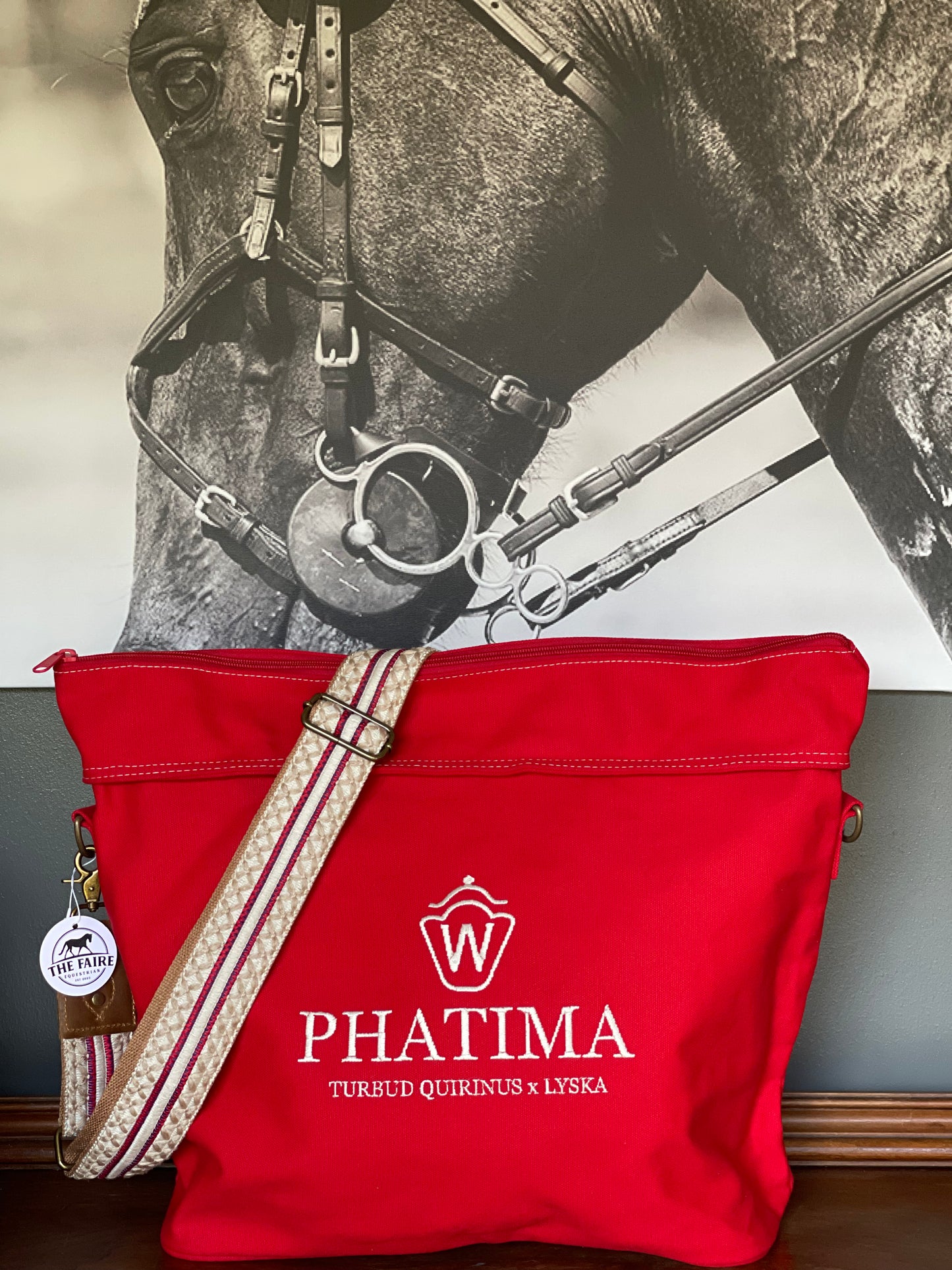 Custom Red Ringside Tote