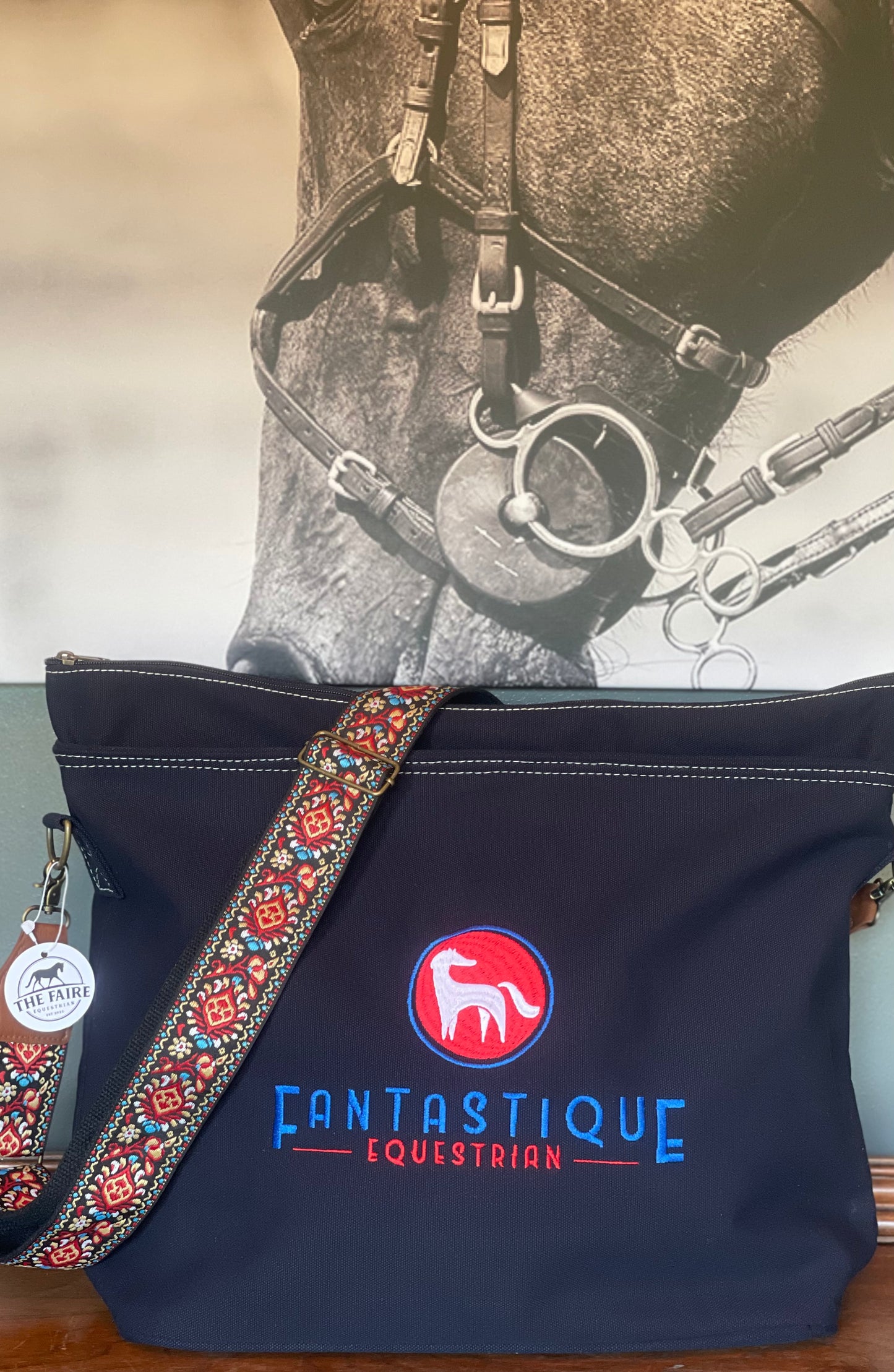 Custom Navy Ringside Tote