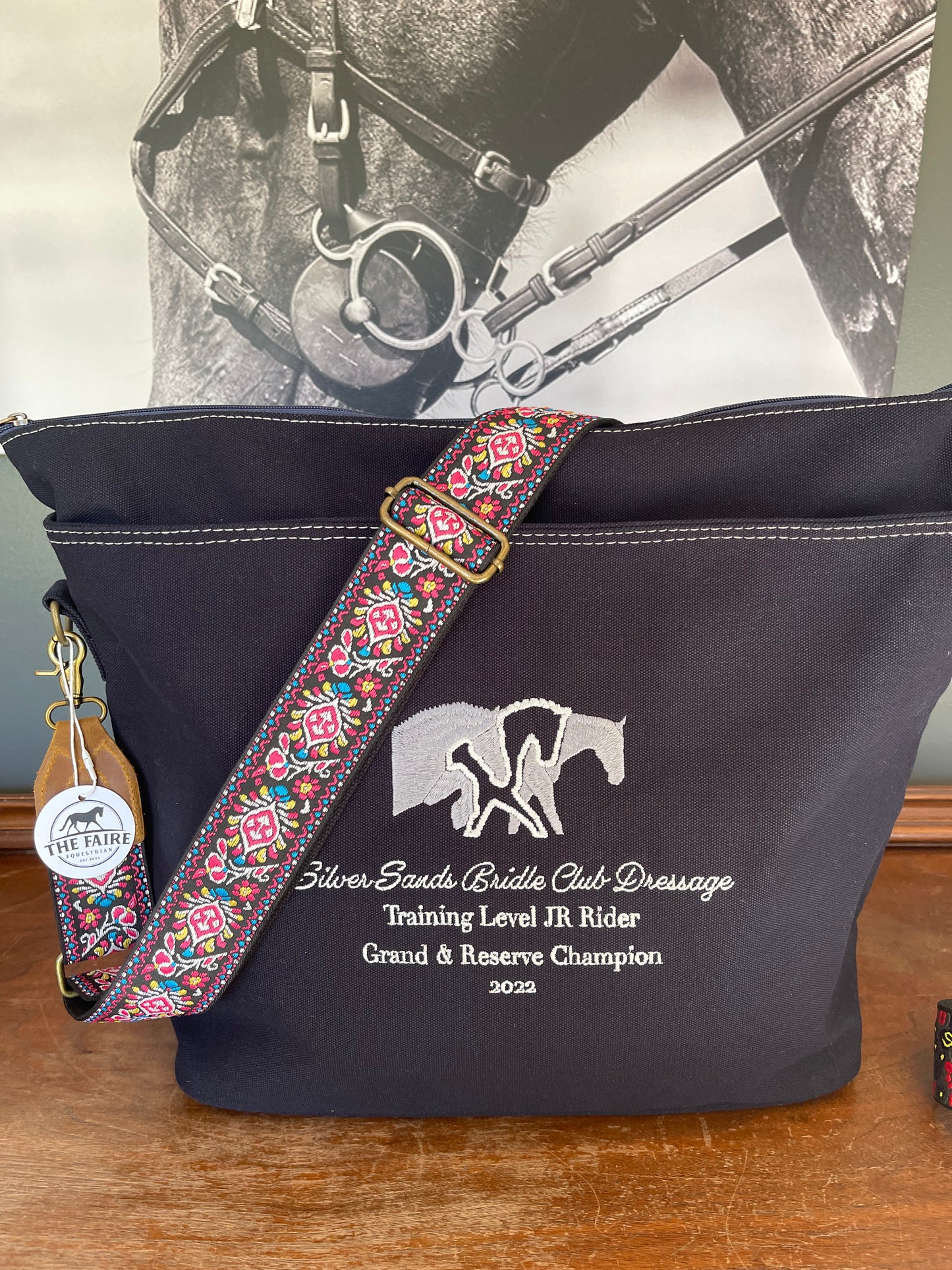 Custom Navy Ringside Tote