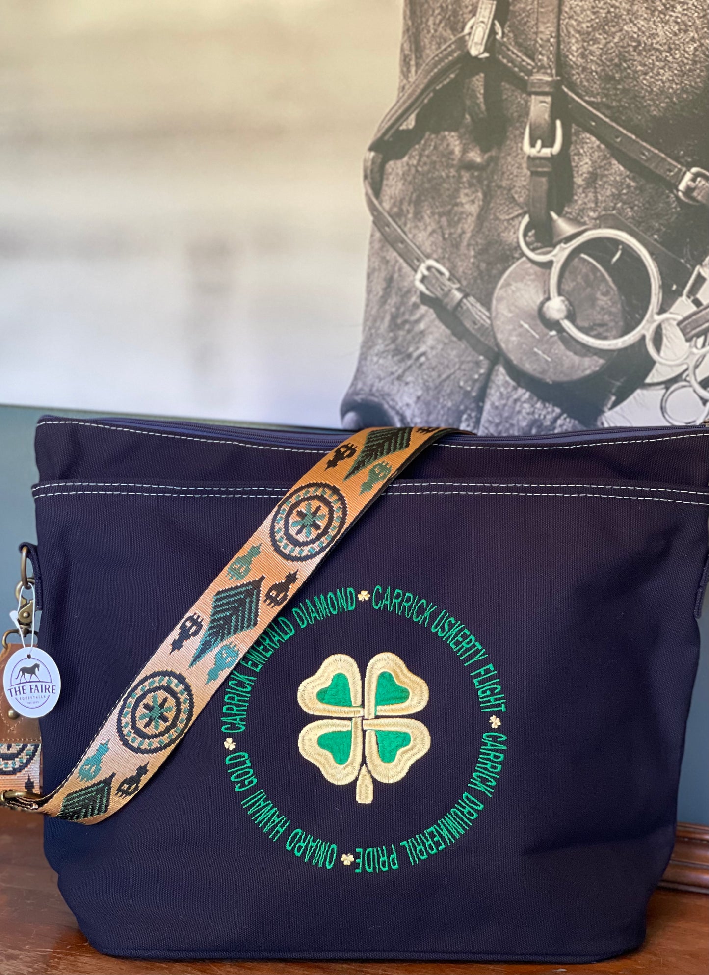 Custom Navy Ringside Tote