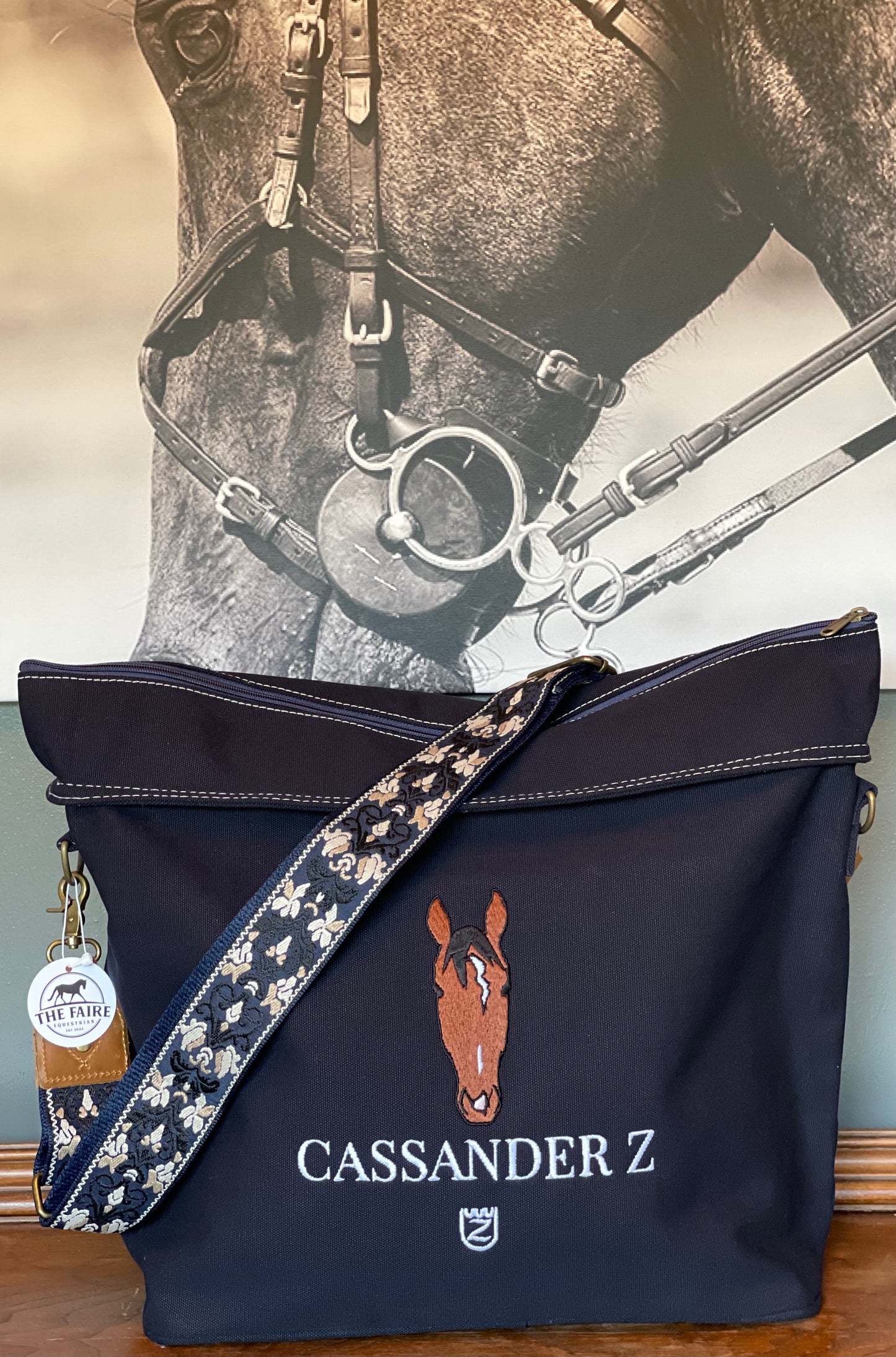 Custom Navy Ringside Tote