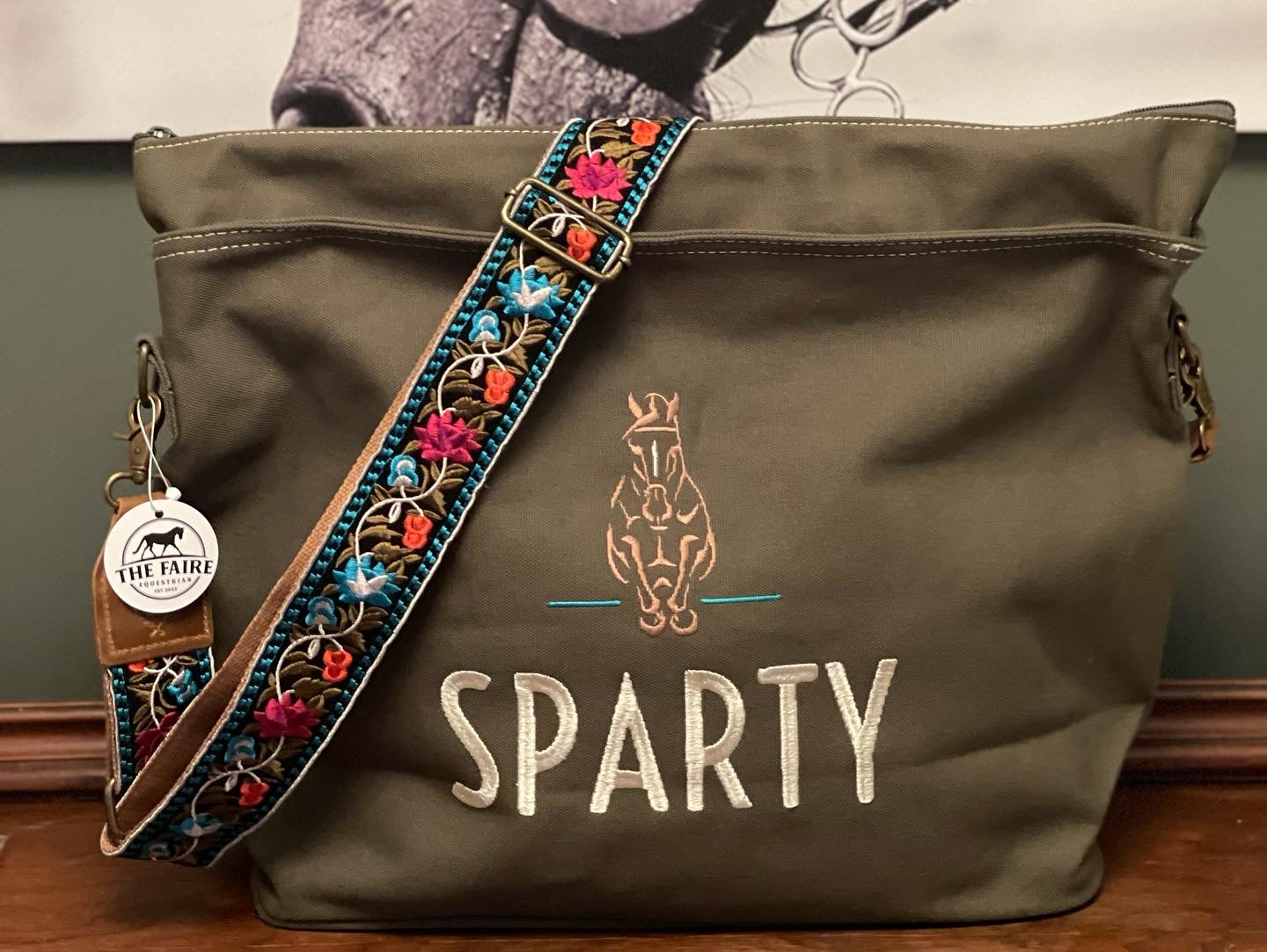 Custom Olive Ringside Tote