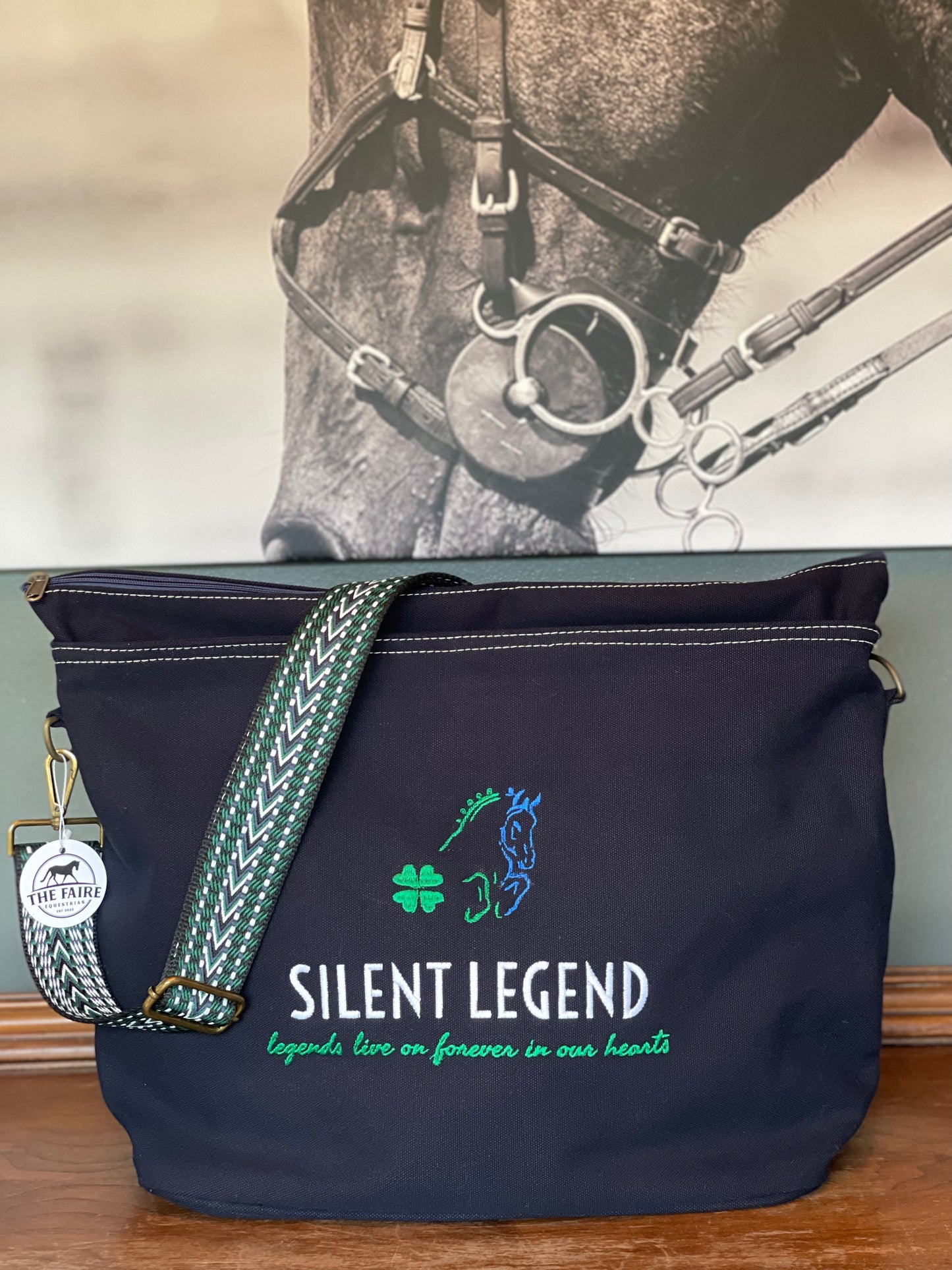 Custom Navy Ringside Tote