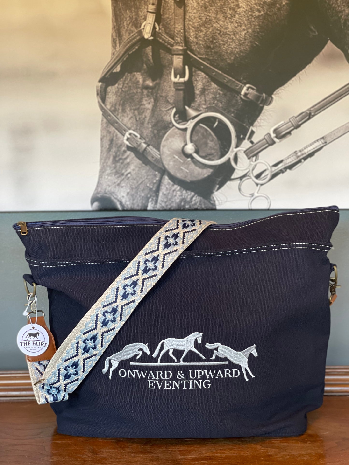 Custom Navy Ringside Tote