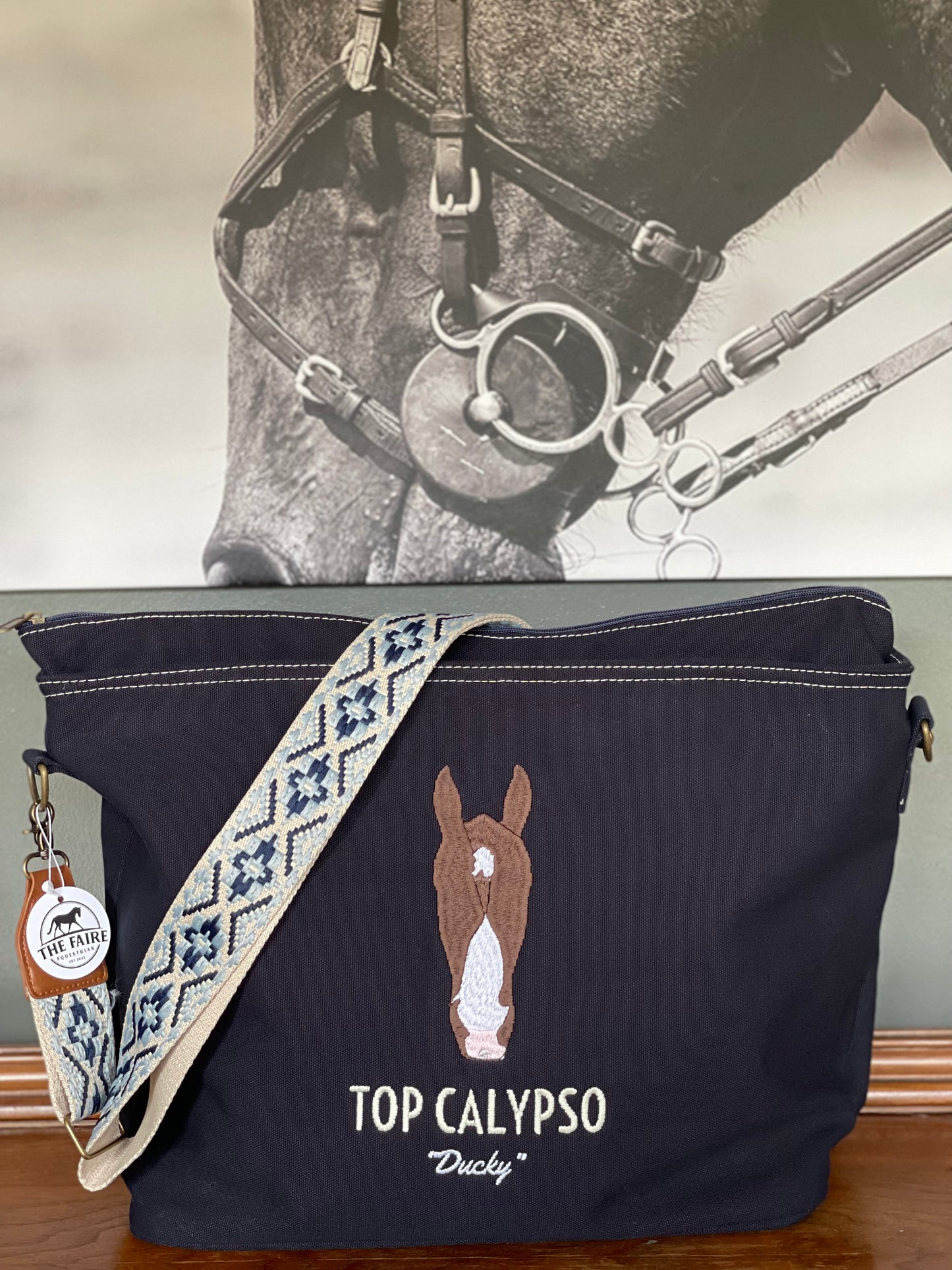 Custom Navy Ringside Tote