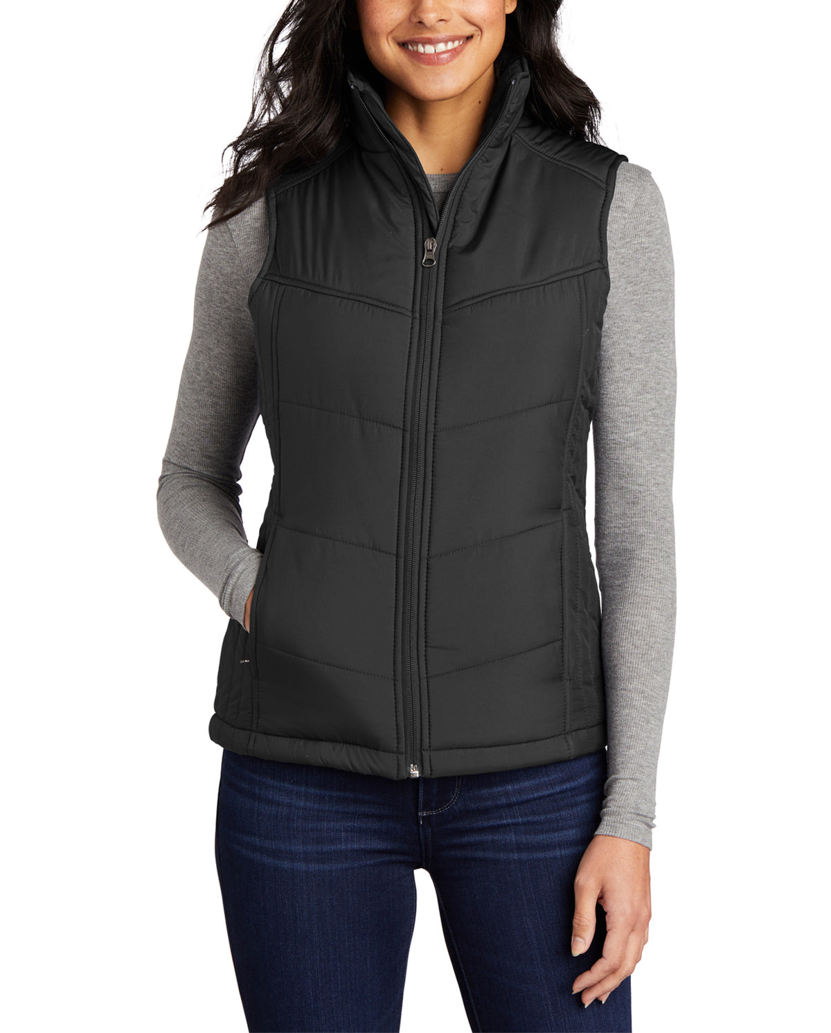 Puffer Vest - Womens Custom Embroidered