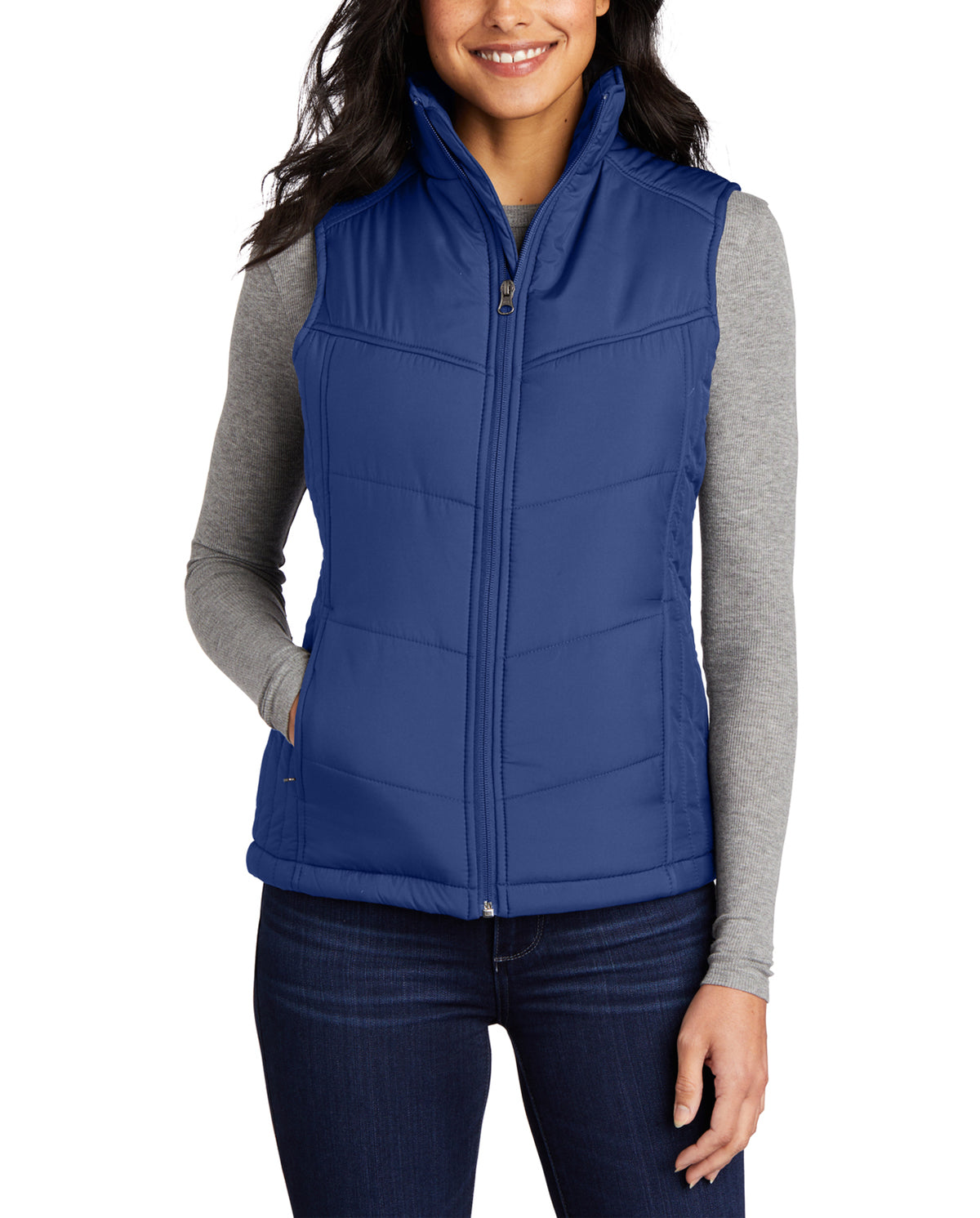 Puffer Vest - Womens Custom Embroidered