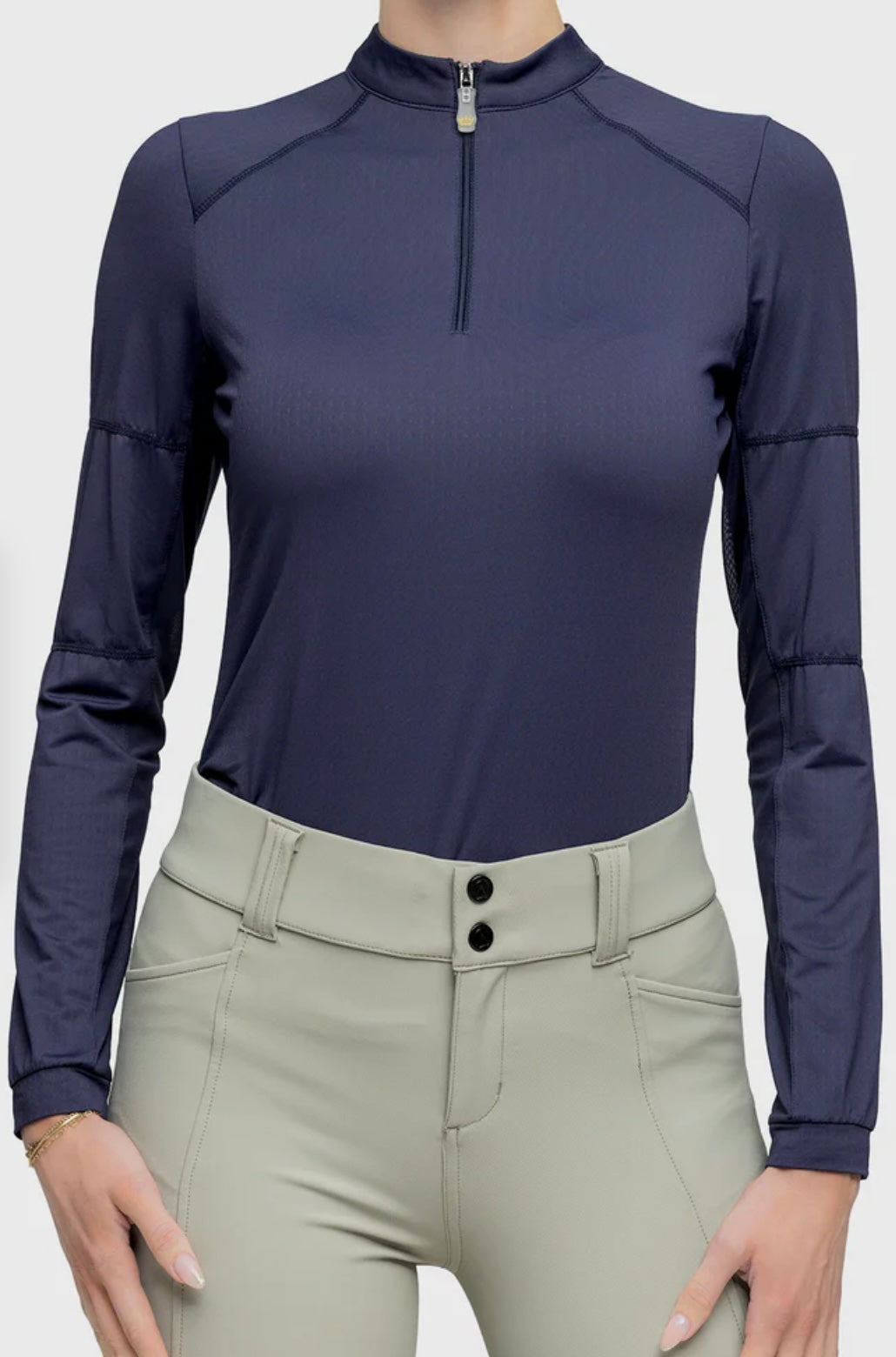 WWF Team Kastel Denmark Paneled 1/4 Zip LS sunshirt