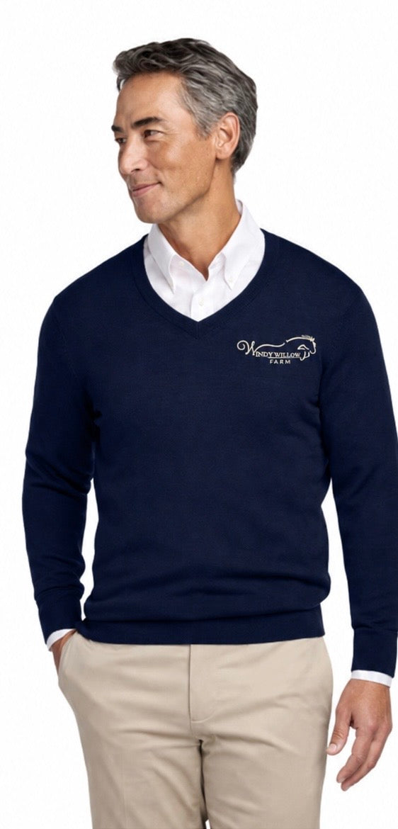 Windy Willow Farm Merino Wool Mens Sweater (Brooks Brothers)