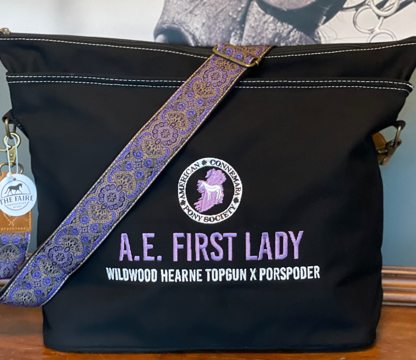 Custom Black Ringside Tote