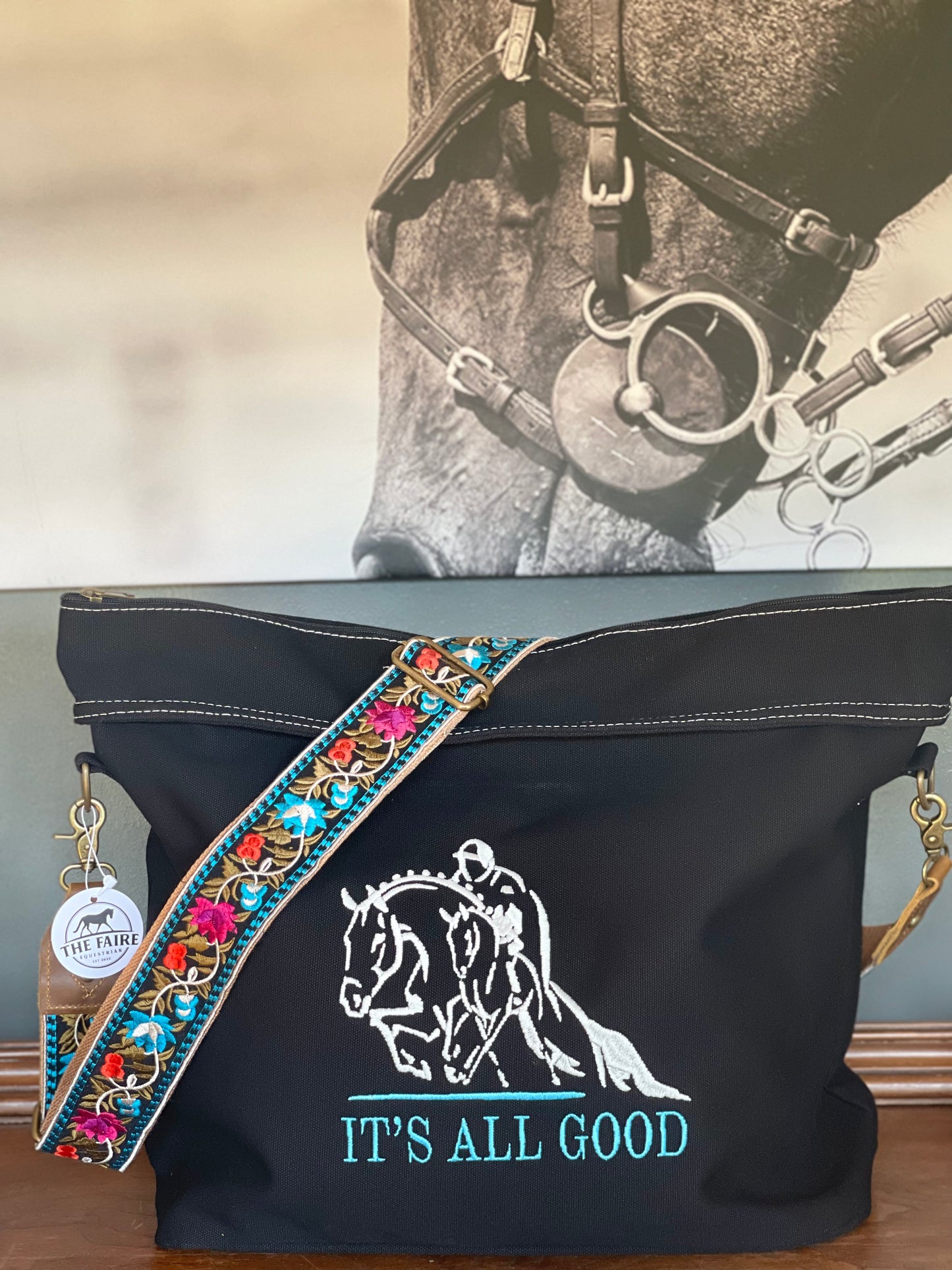 Custom Black Ringside Tote